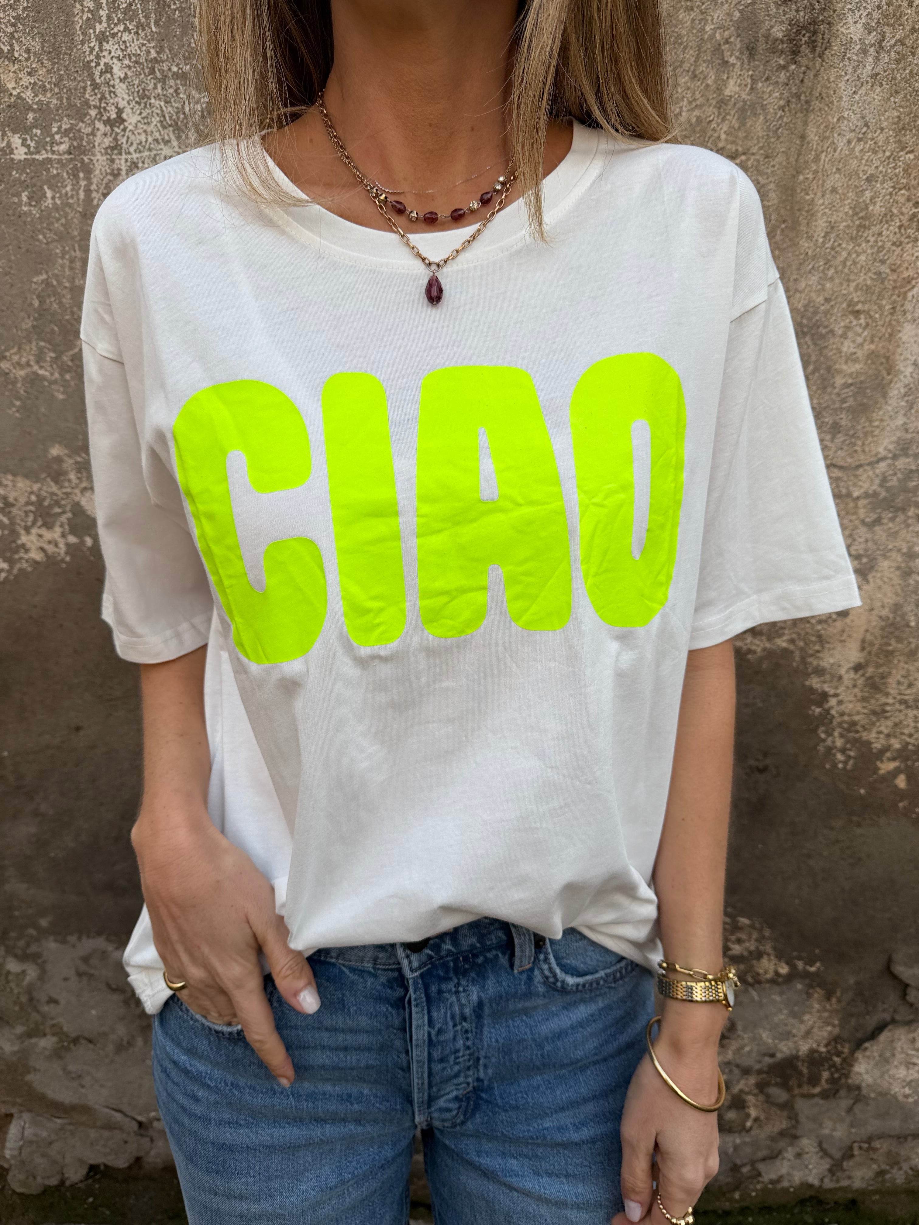 Polera ciao amarilla