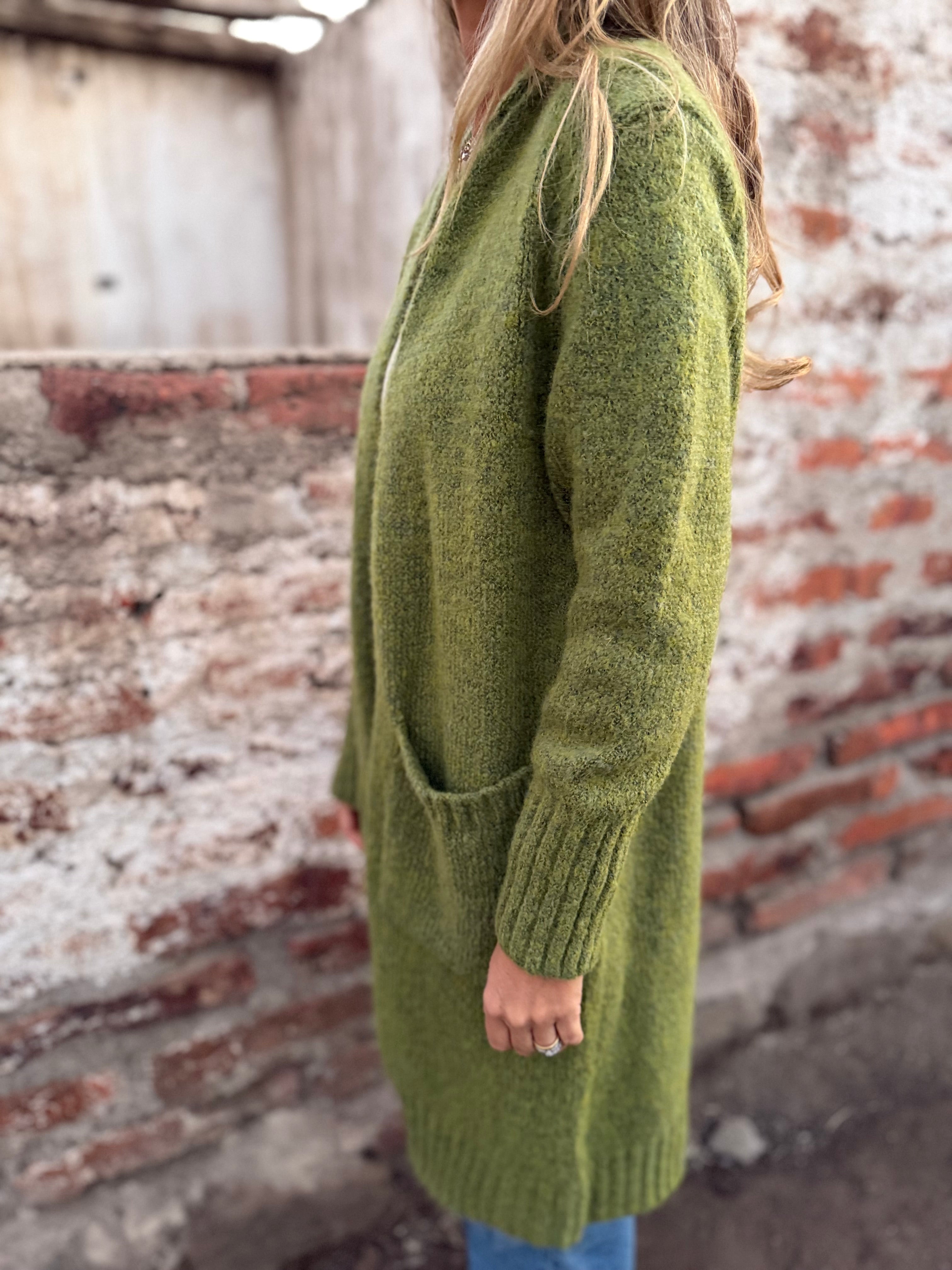 Chaleco alerce verde pistacho