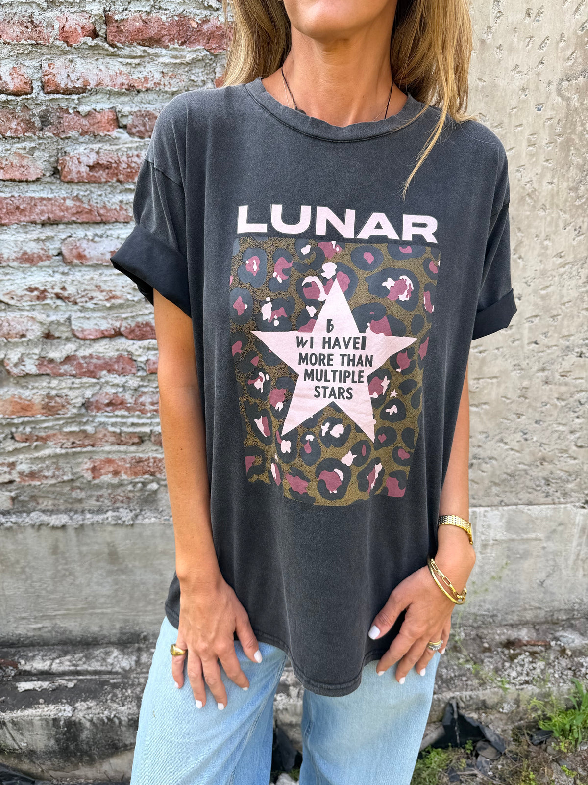 Maxxi polera lunar negra