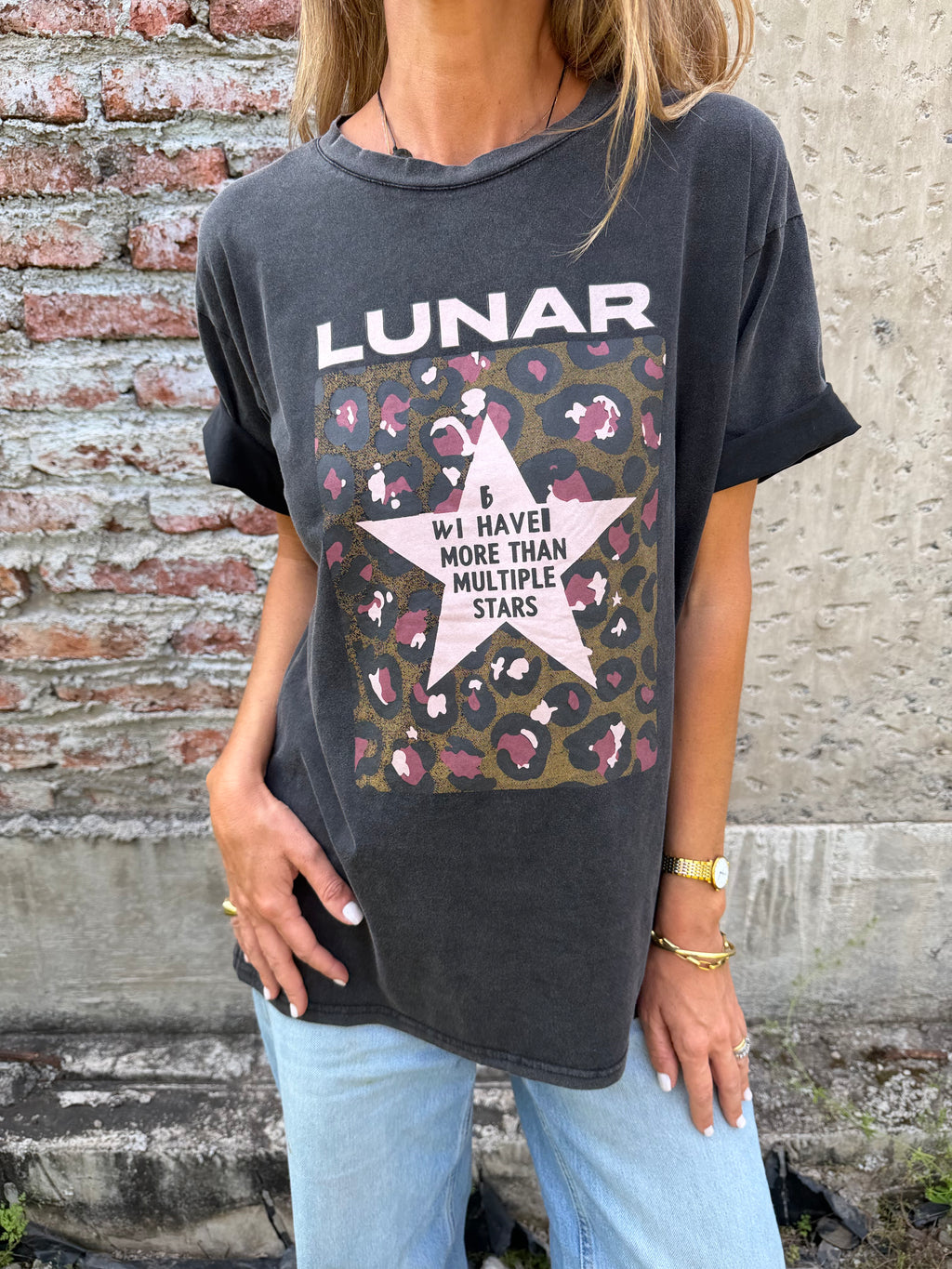 Maxxi polera lunar negra