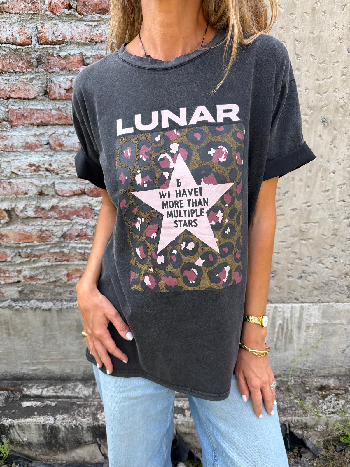 Maxxi polera lunar negra