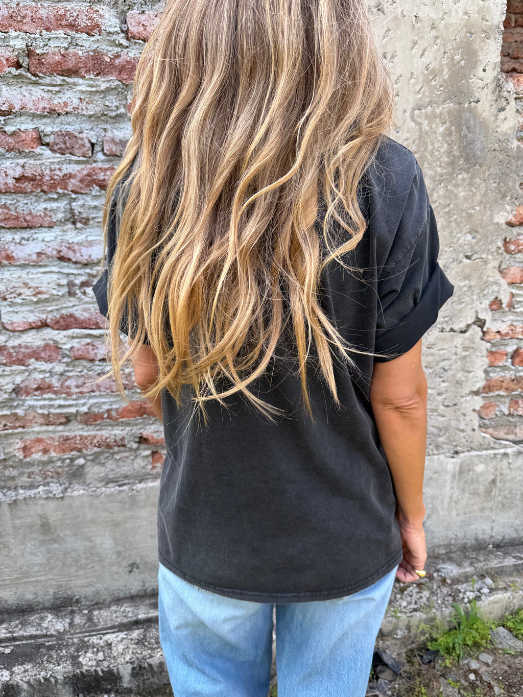 Maxxi polera lunar negra