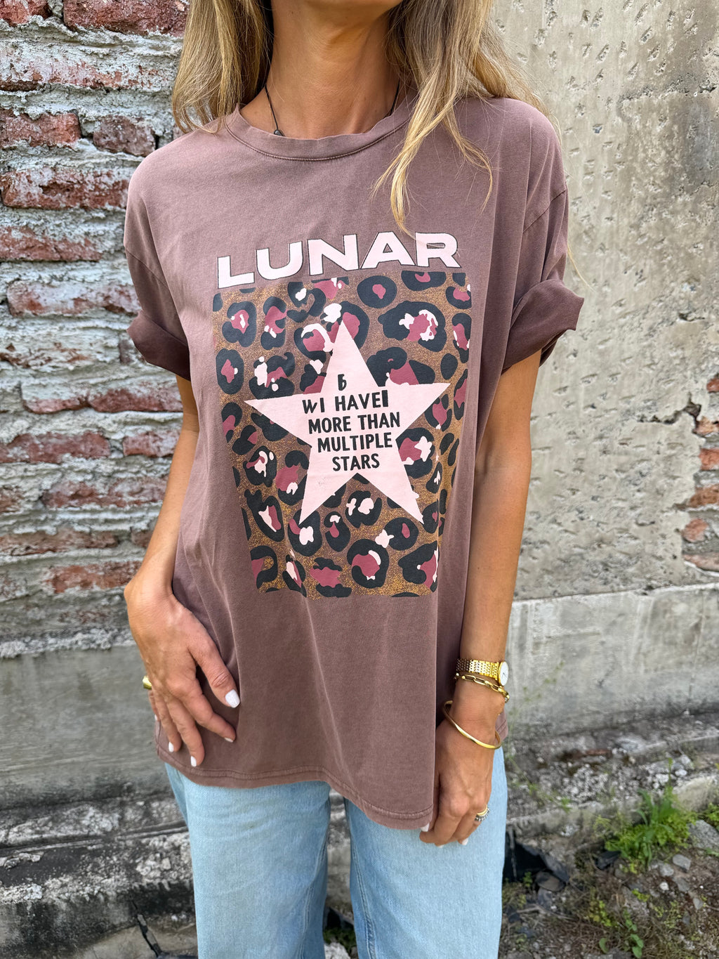 Maxxi polera lunar café