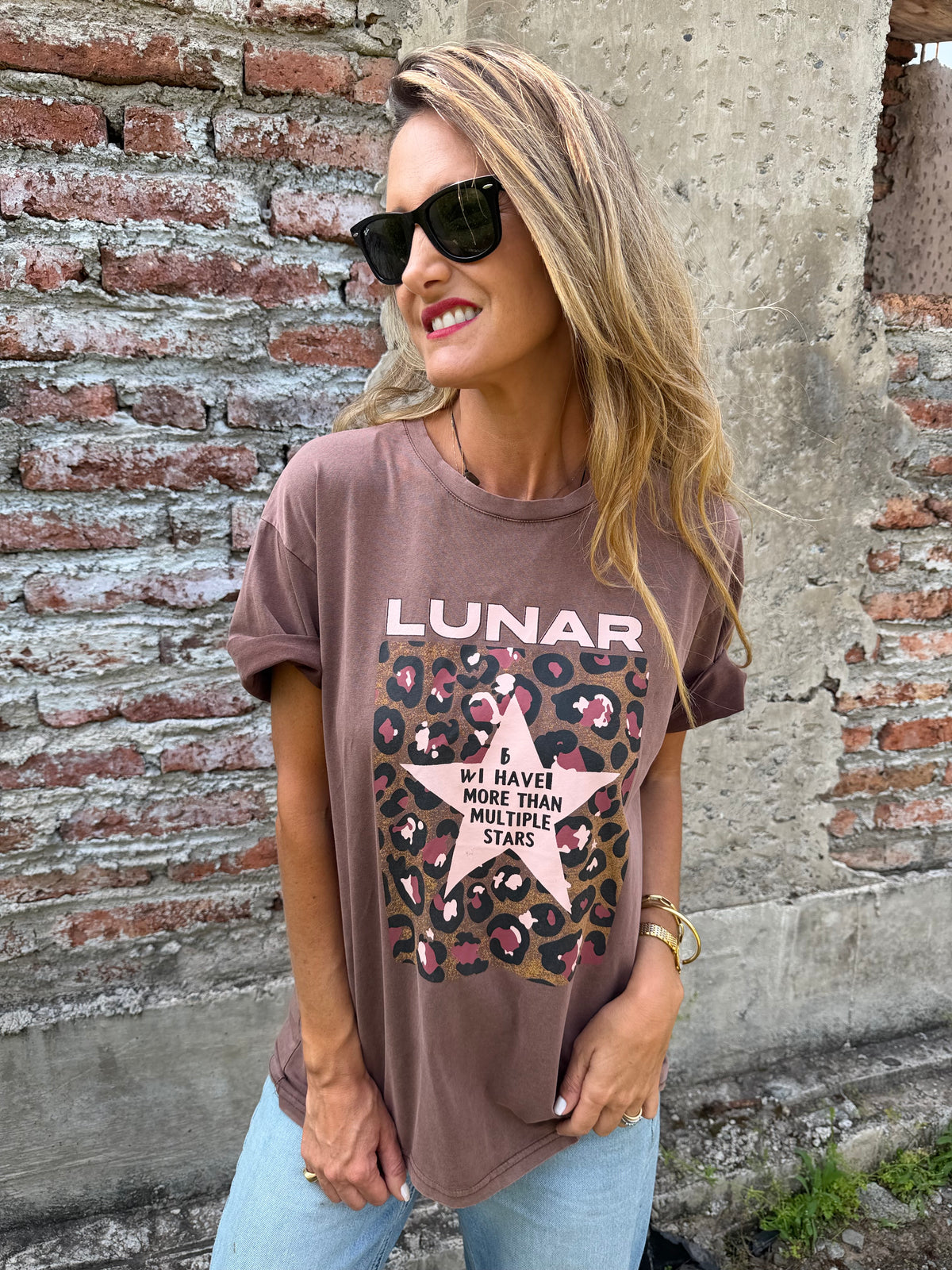 Maxxi polera lunar café