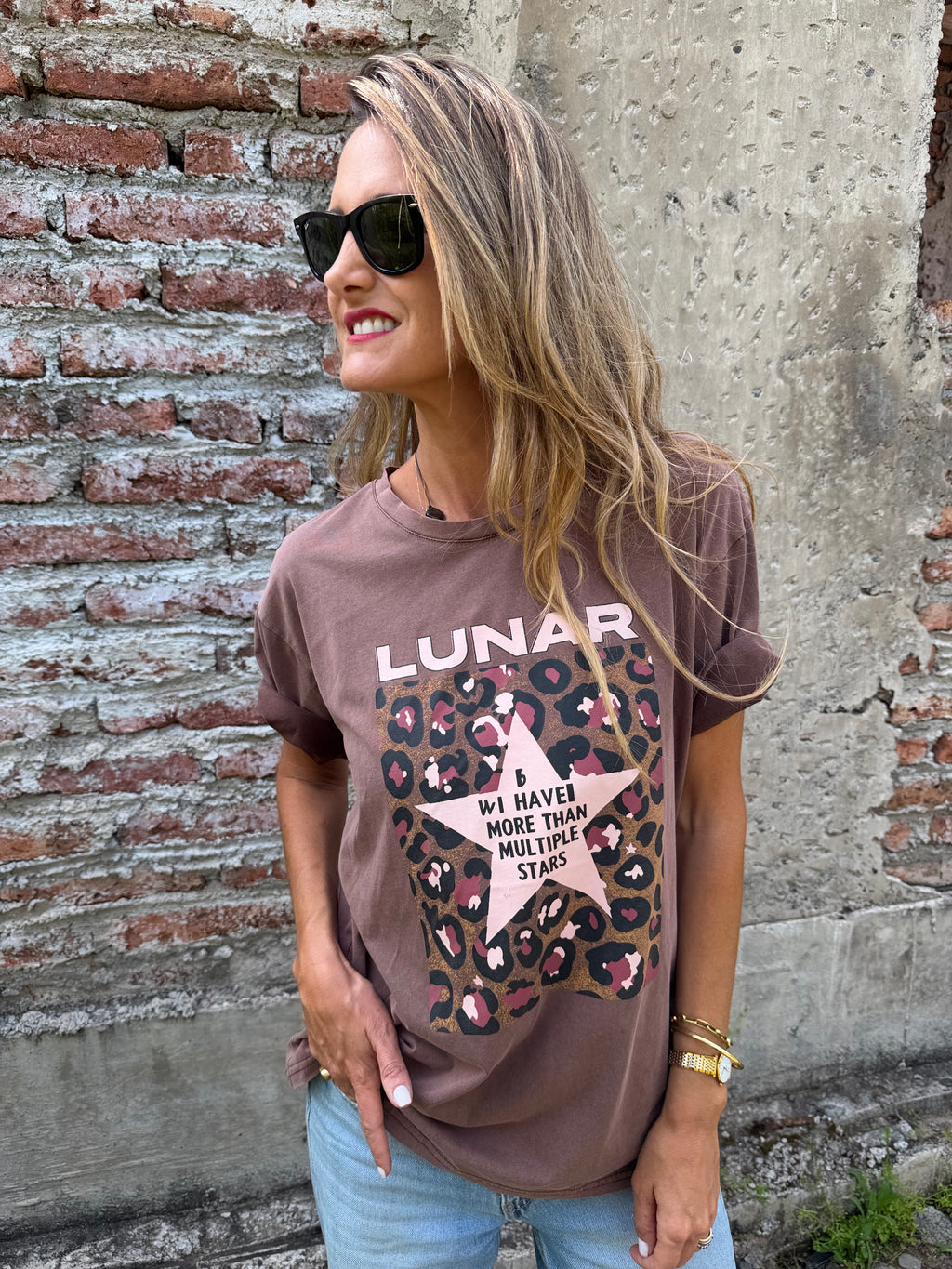 Maxxi polera lunar café