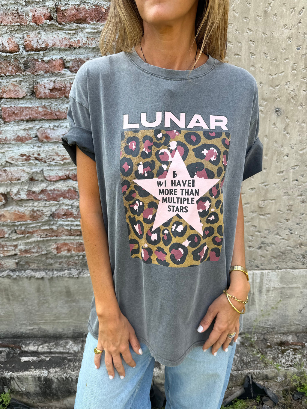 Maxxi polera lunar gris
