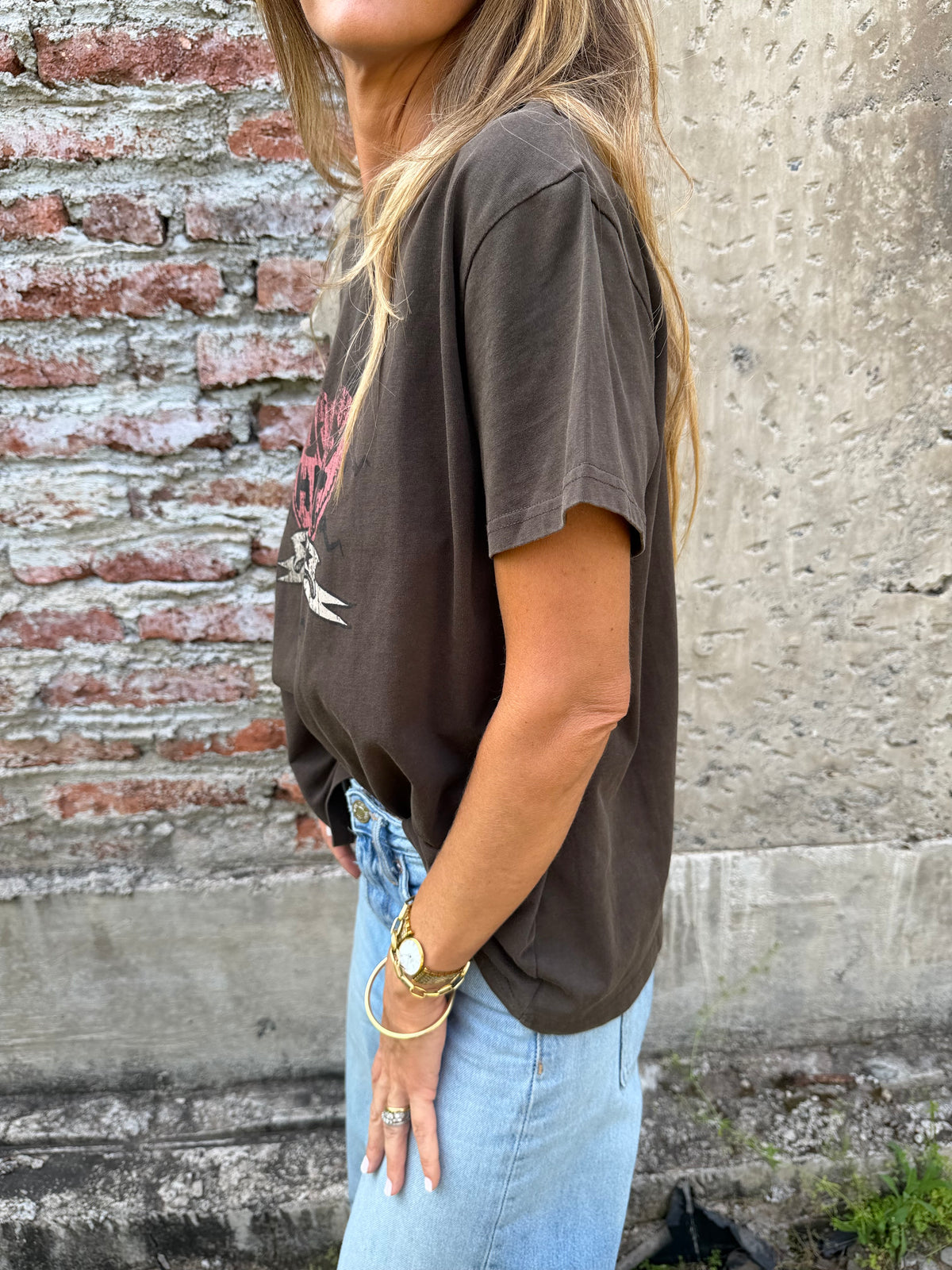 Polera heart rock café