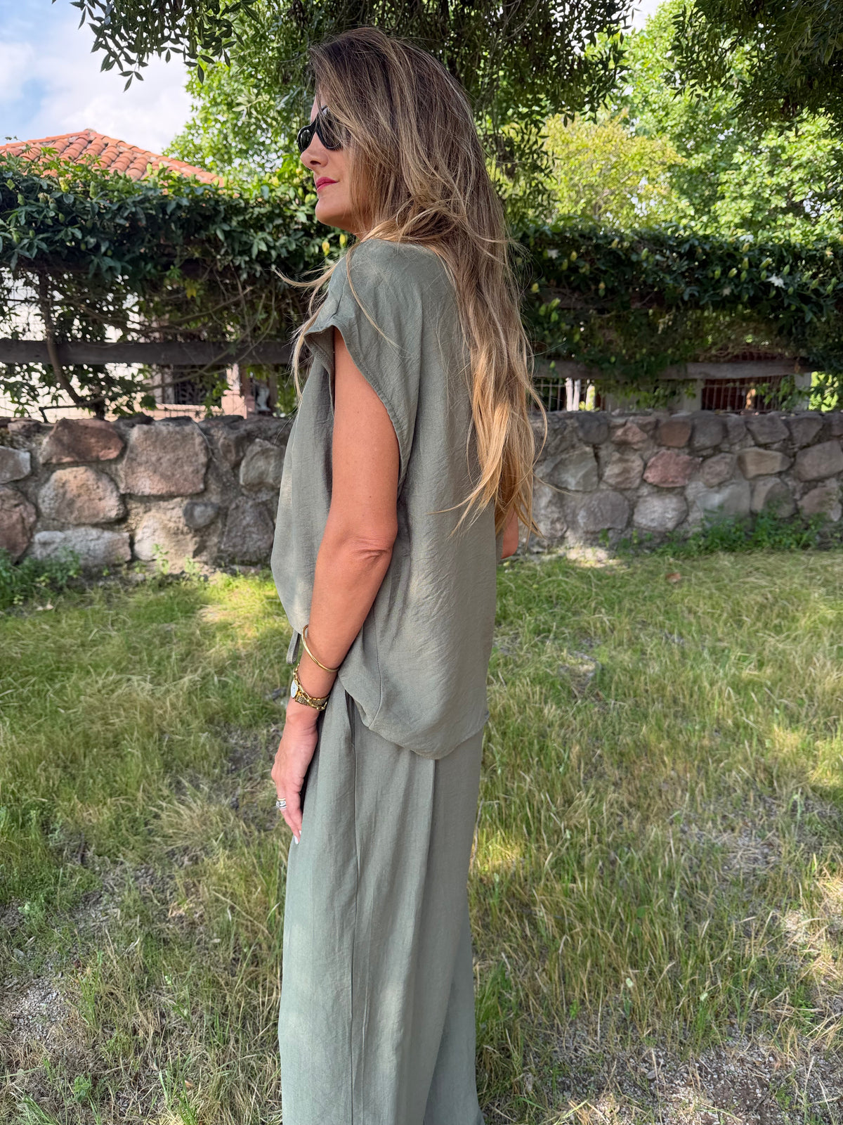 Set piedras verde