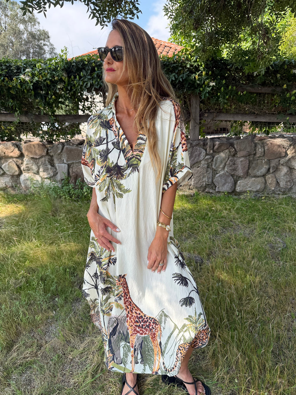 Vestido selva crudo