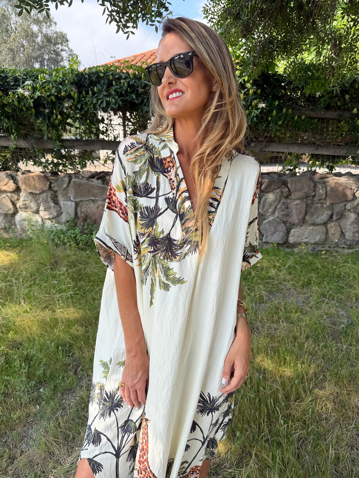Vestido selva crudo