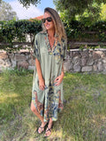 Vestido selva verde