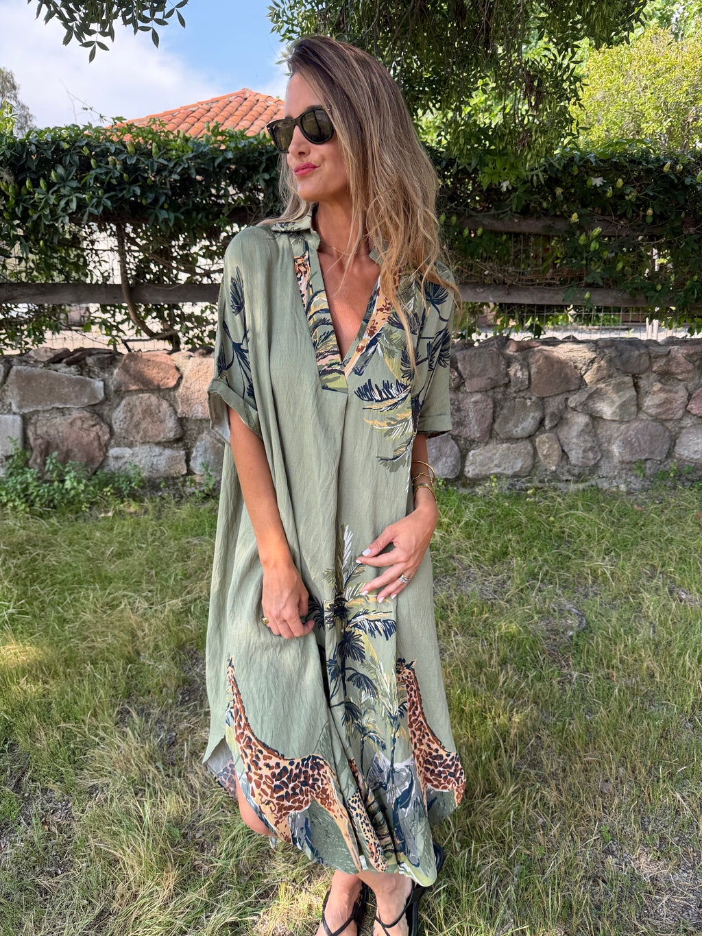 Vestido selva verde