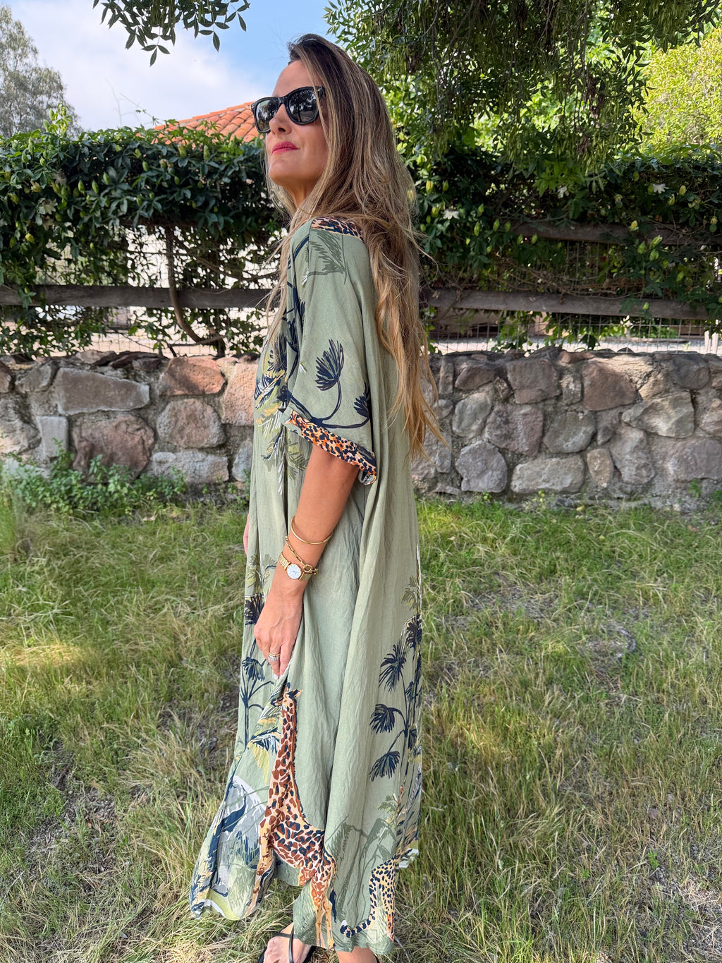Vestido selva verde
