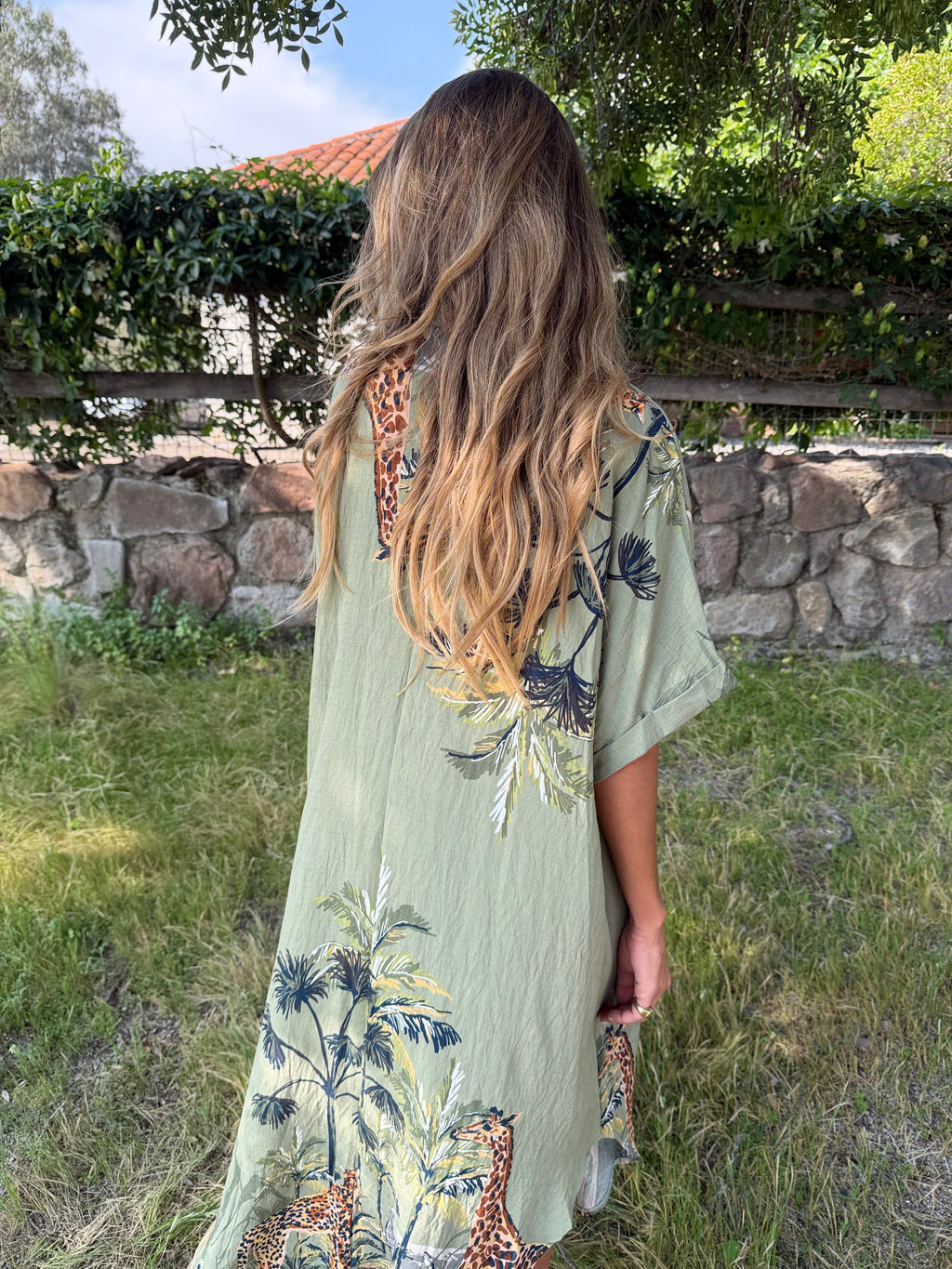 Vestido selva verde