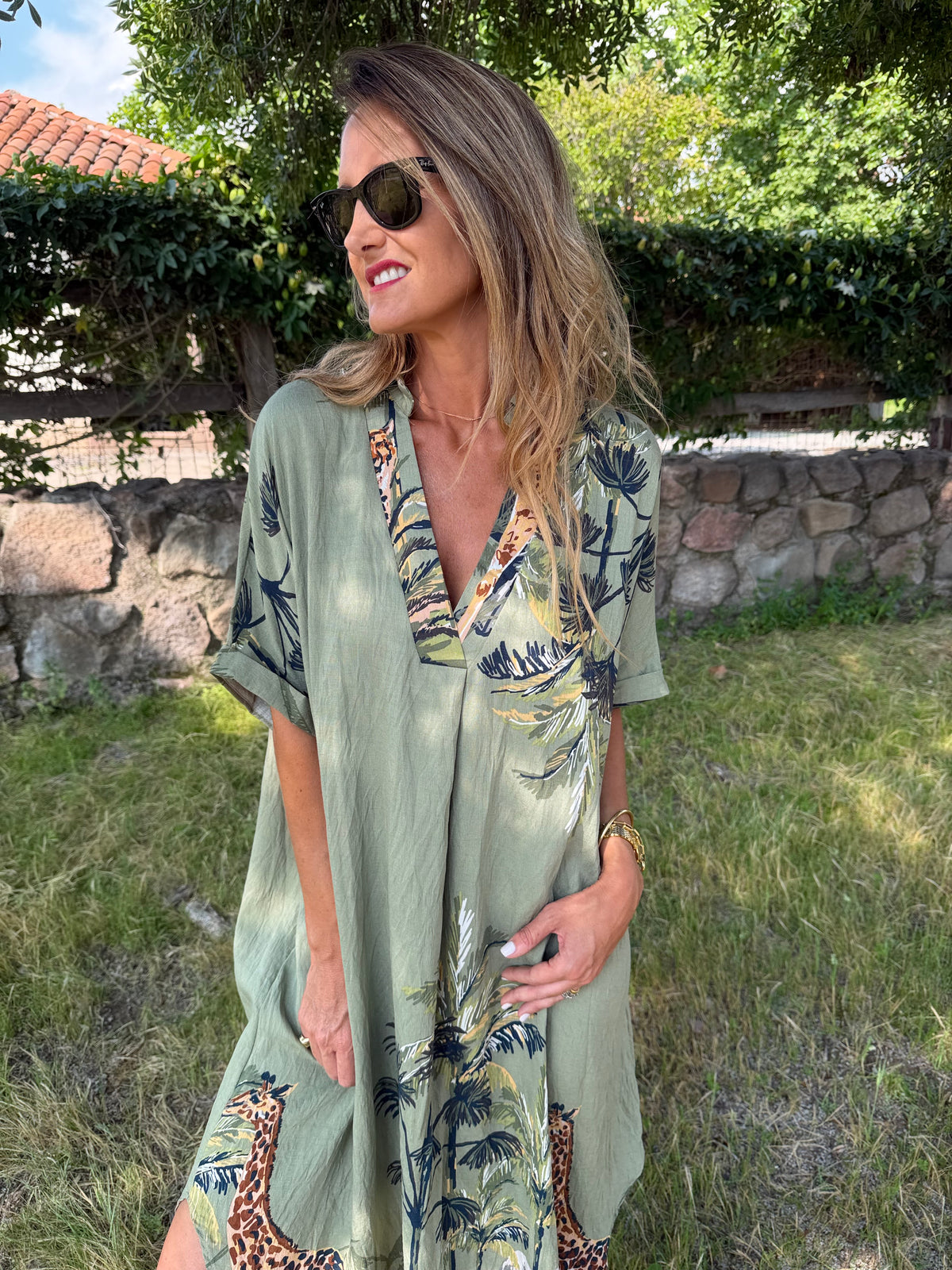 Vestido selva verde