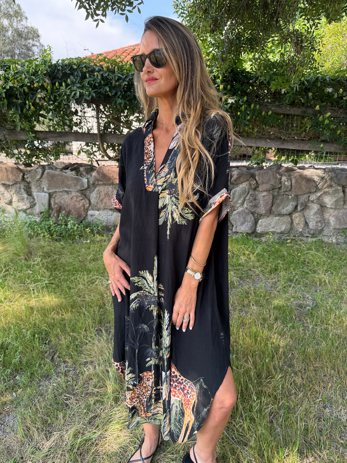 Vestido selva negro