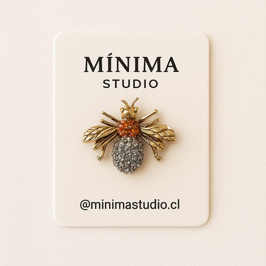 Broche Abeja Café