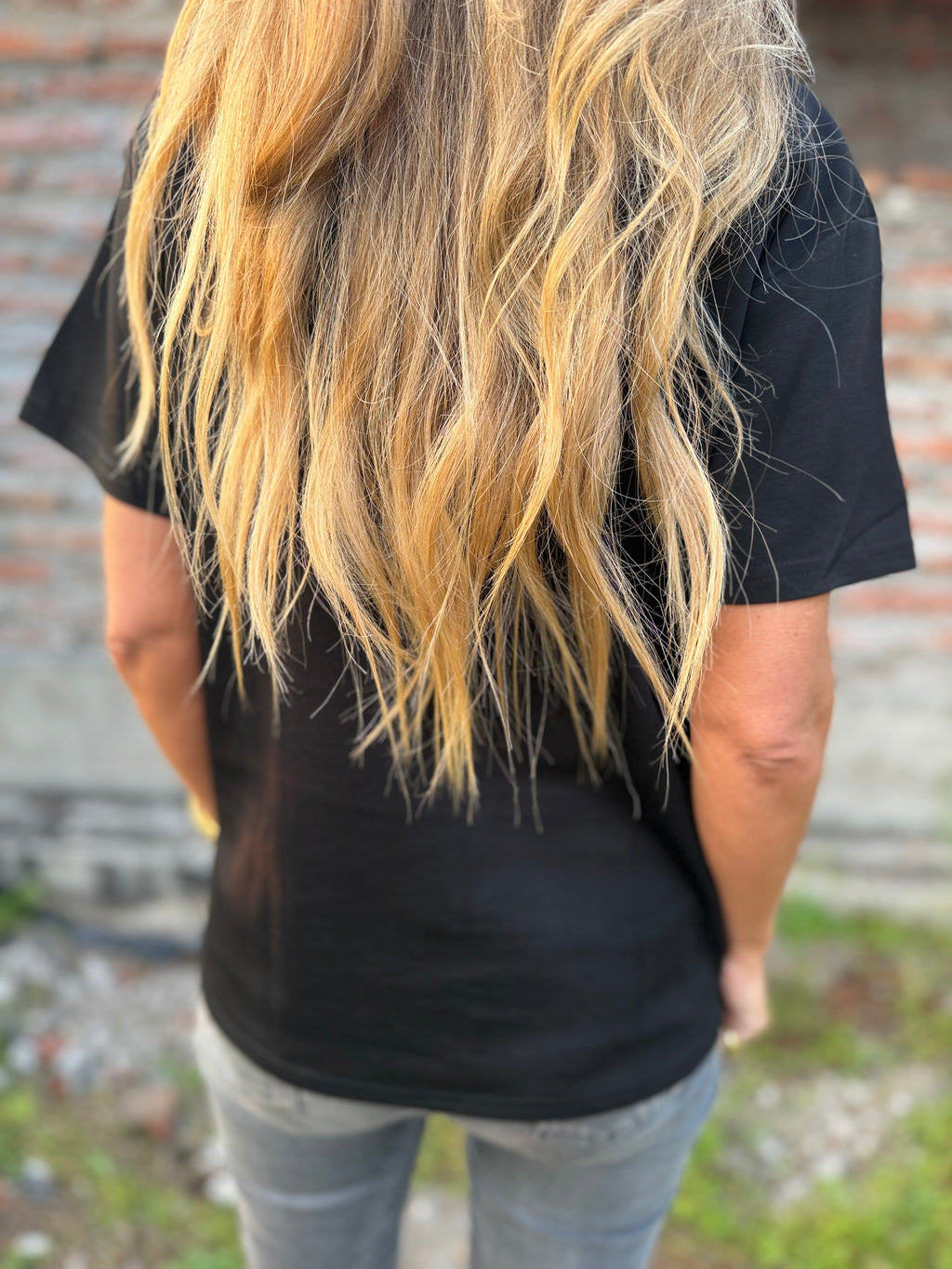 Polera wild love negro